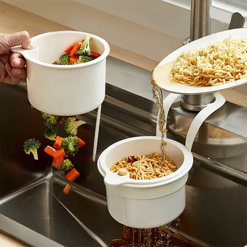 2 PACK Hanging Sink Drain Basket