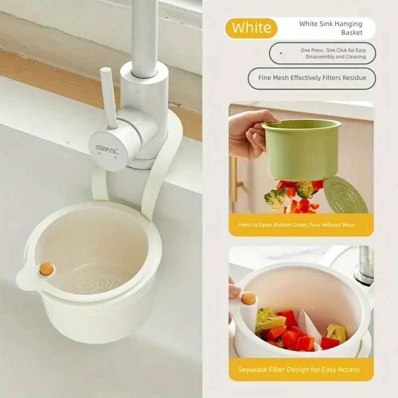 2 PACK Hanging Sink Drain Basket