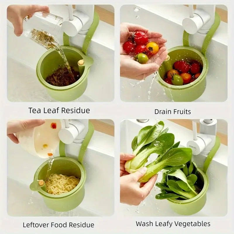 2 PACK Hanging Sink Drain Basket