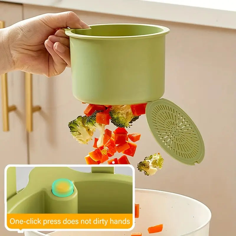 2 PACK Hanging Sink Drain Basket
