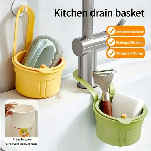 2 PACK Hanging Sink Drain Basket